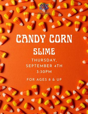 Candy Corn Slime Candy Corn Slime